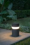 Very short aluminum outdoor beacon and LED lighting. Faro. 