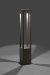 Large Dark Gray Geometric Lantern Outdoor Beacon Agra. Faro. 