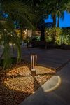 Large Rusty Geometric Lantern Outdoor Beacon Agra. Faro. 