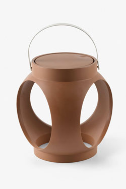 Lampe baladeuse sans fil Terracotta Candela. Faro. 