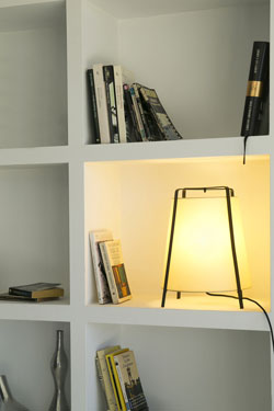 Akane 350 Papyrus Lantern Table Lamp . Faro. 