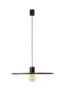 Costas 600 natural rattan disc pendant. Faro. 