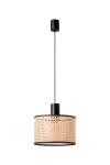 Medium pendant in natural rattan Mambo. Faro. 