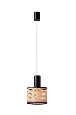 Small pendant in natural rattan Mambo. Faro. 