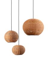 Suspension boule de rotin naturel Haka 25cm. Faro. Suspension boule de rotin naturel Haka 25cm. Faro.