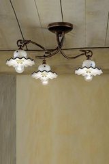 Ceiling lamp 3 branches Roma. Ferroluce Classic. Ceiling lamp 3 branches Roma. Ferroluce Classic.