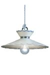 Ravenna suspension broderie évasée en céramique 44cm. Ferroluce Classic. 
