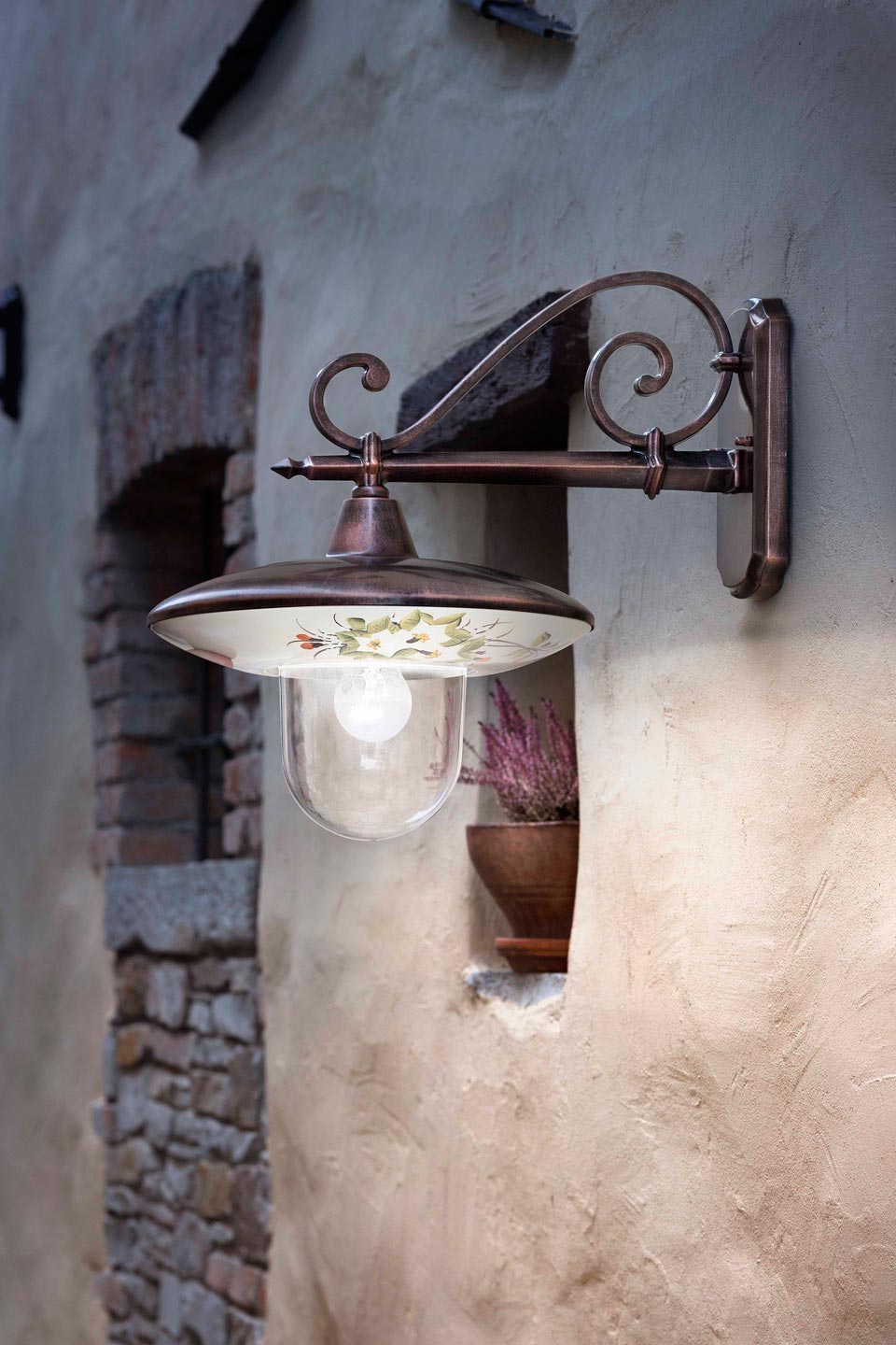 Ceramic outdoor discount light fixtures