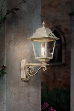 Sconce outdoor lantern country style Gorizia. Ferroluce Classic. 