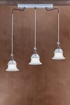 Ferrara 3-light pendant. Ferroluce Classic. 