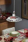 Napoli country pendant with floral design. Ferroluce Classic. 