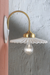 Wall lamp Aquila C012 in white ceramic. Ferroluce Classic. 