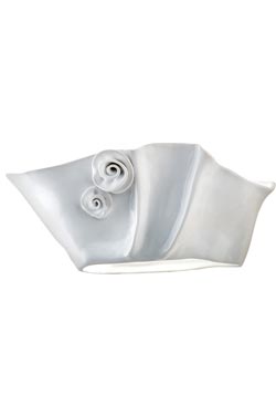 Lecco wall lamp in ceramic rose. Ferroluce Classic. 