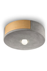 Large ceiling light in Mateca grey concrete. Ferroluce. Large ceiling light in Mateca grey concrete. Ferroluce.