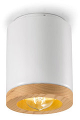Mateca white cylindrical ceiling light. Ferroluce. Mateca white cylindrical ceiling light. Ferroluce.