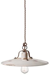 Grunge suspension blanche C1443. Ferroluce. Grunge suspension blanche C1443. Ferroluce.