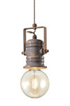 Minimalist grey Urban pendant. Ferroluce. 