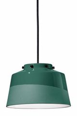 Quindim retro ceramic pendant lamp green small model. Ferroluce. Quindim retro ceramic pendant lamp green small model. Ferroluce.