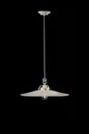 Retro pendant C102 large white model. Ferroluce. 