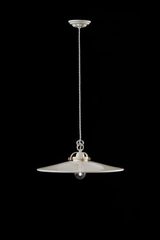 Retro pendant C102 large white model. Ferroluce. 