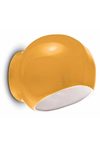 Ayrton retro style yellow wall light. Ferroluce. 