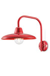 Large bright red wall light Black and White collection. Ferroluce. 