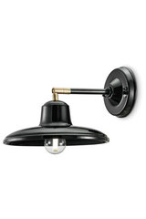 Small black sconce Black and White. Ferroluce. 