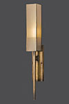 Applique bronze naturel et soie Perspectives. Fine Art Lamps. 