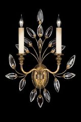 Applique de cristal en bouquet vieil or - Collection Crystal Laurel. Fine Art Lamps. Applique de cristal en bouquet vieil or - Collection Crystal Laurel. Fine Art Lamps.