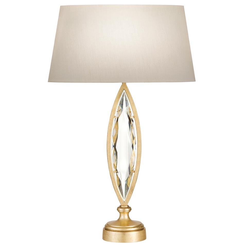 Marquise lampe de table forme de feuille. Fine Art Lamps. 