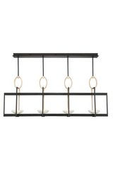 Delphi 8-light black and gold Art Deco chandelier. Fine Art Lamps. Delphi 8-light black and gold Art Deco chandelier. Fine Art Lamps.