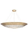 Golden pendant lamp Artic Halo. Fine Art Lamps. 