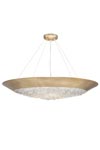 Suspension doré forme vasque Artic Halo. Fine Art Lamps. 