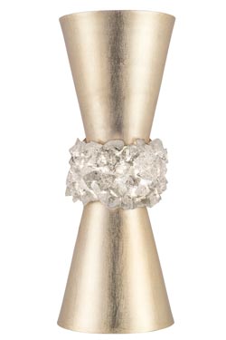 Golden conical wall lamp Artic Halo. Fine Art Lamps. 