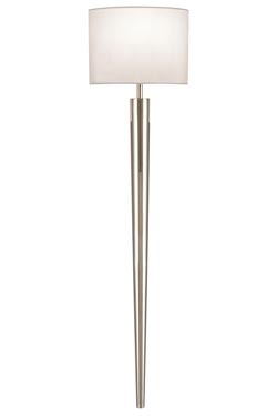 Grosvenor Square slim wall light with polished nickel finish. Fine Art Lamps. 