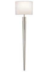 Grosvenor Square slim wall light with polished nickel finish. Fine Art Lamps. 