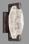 Small patinated bronze wall light LED lighting Allison Paladino. Fine Art Lamps. 