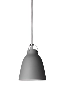 Caravaggio Matt suspension PM gris foncé mat. Fritz Hansen. 