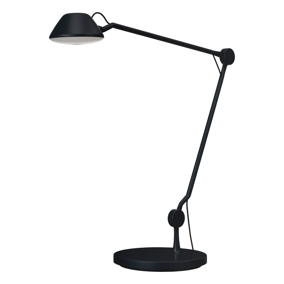 AQ01 black desk lamp architect style. Fritz Hansen. 