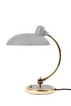 Desk lamp in light grey steel and gold brass Kaiser Idell. Fritz Hansen. 