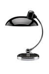 Kaiser Idell lampe de table Bauhaus en acier noir brillant. Fritz Hansen. 