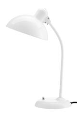 Lampe de bureau rétro en acier blanc brillant Kaiser Idell. Fritz Hansen. Lampe de bureau rétro en acier blanc brillant Kaiser Idell. Fritz Hansen.