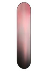 Long mirror in pink glass. Fritz Hansen. Long mirror in pink glass. Fritz Hansen.