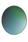 Round mirror blue green ocean. Fritz Hansen. 