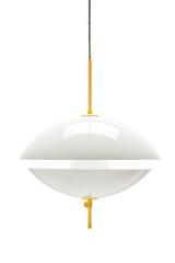 Clam adjustable pendant lamp in blown glass 55cm. Fritz Hansen. Clam adjustable pendant lamp in blown glass 55cm. Fritz Hansen.