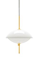 Clam pendant lamp in opal glass 44cm. Fritz Hansen. Clam pendant lamp in opal glass 44cm. Fritz Hansen.