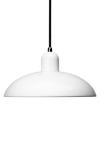 Kaiser large white Bauhaus-inspired pendant lamp. Fritz Hansen. 