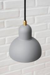 Kaiser small pendant lamp light grey shade. Fritz Hansen. Kaiser small pendant lamp light grey shade. Fritz Hansen.