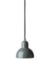 Kaiser small modernist pendant lamp in grey. Fritz Hansen. 