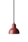 Kaiser small retro pendant lamp in brick red bell. Fritz Hansen. 